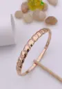 Spiral Shine Anti-Tarnish Rose Gold Bangle