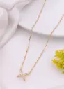 Anti-Tarnish Elegant Cross X Pendant Necklace