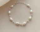 Elegant Freshwater Pearl & Sterling Silver Bracelet