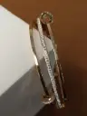 Elegant Triple Row Crystal Bracelet - Rose Gold