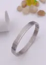  Elegant Anti-Tarnish Stainless Steel Cuff Bracelet(Unisex)