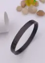 Men's Black Greek Key Design Stainless Steel Bracelet