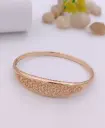 Rose Gold Filigree Bangle Bracelet