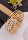 Luxurious Gold Bangle Set(6 Pcs)