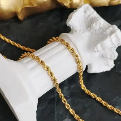 Anti-Tarnish Gold Rope Chain