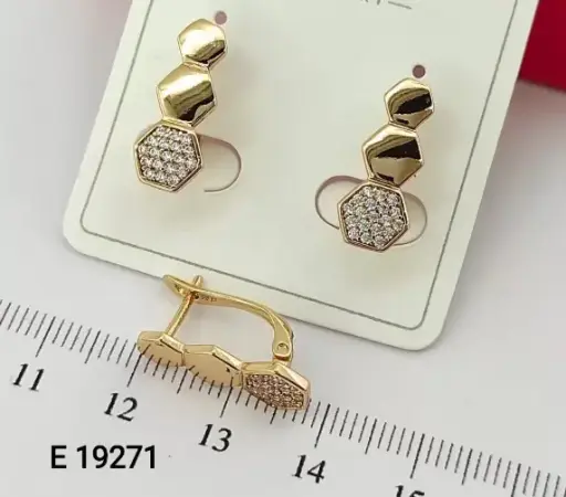 Golden Filigree Hoop Earrings